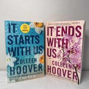 It Starts with Us & It Ends with Us Colleen Hoover Books